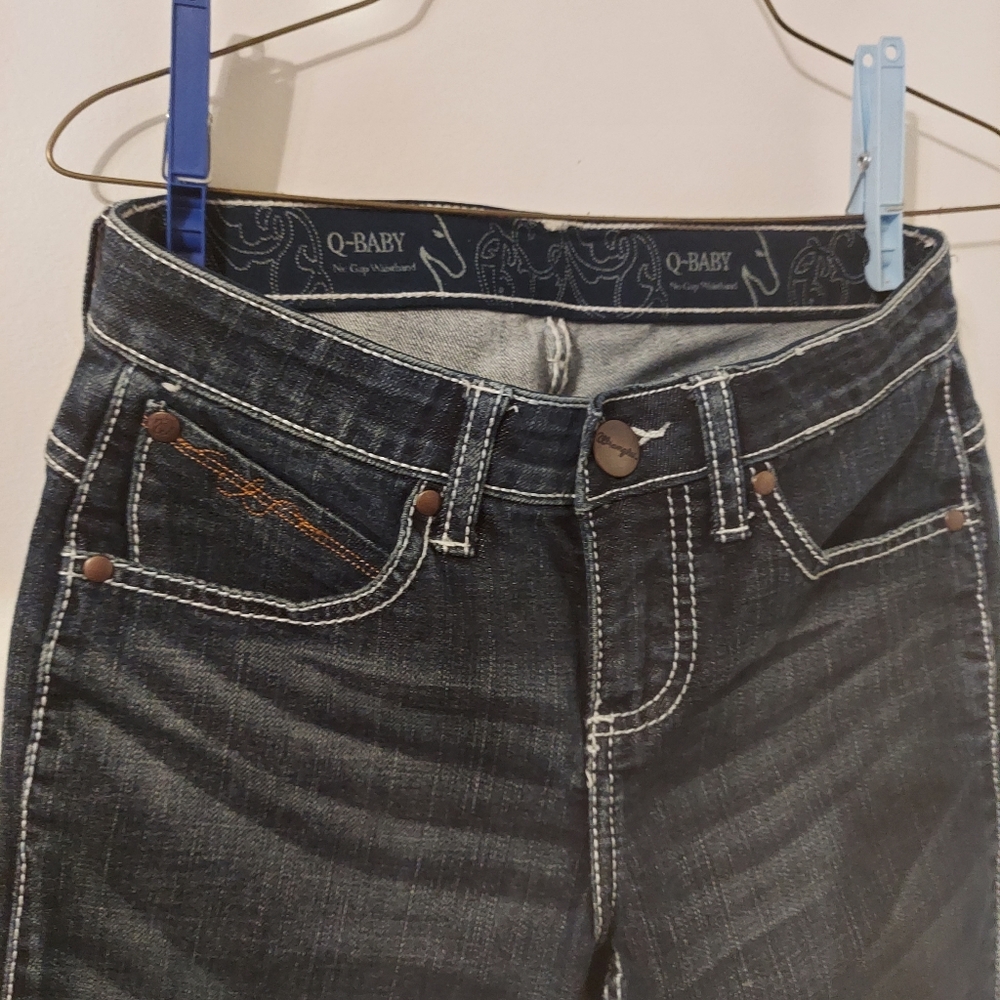 Q Baby wrangler riding jeans